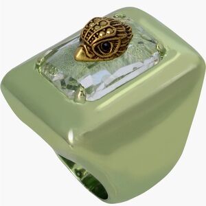 Kurt Geiger Green Rectangle
Stone Chunky Ring